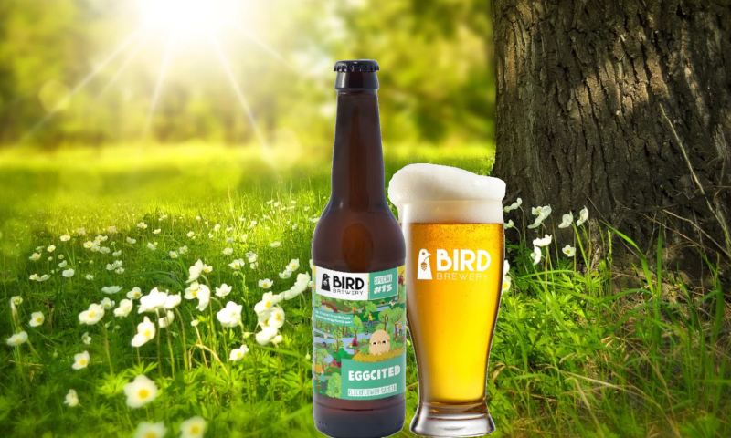 Bird Eggcited bier in de lente